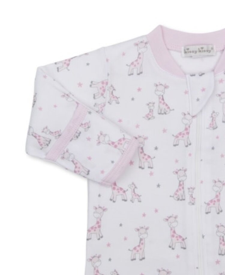 Kissy Kissy footie w/ zip prt