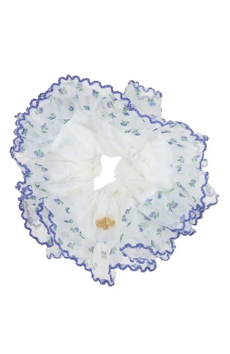 The Finest Accessories Ruffle Scrunchie