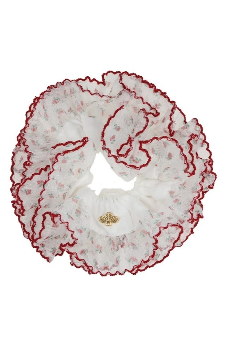 The Finest Accessories Ruffle Scrunchie