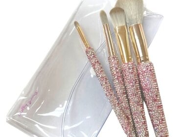 Bari Lynn Crystal Makeup Brush Set