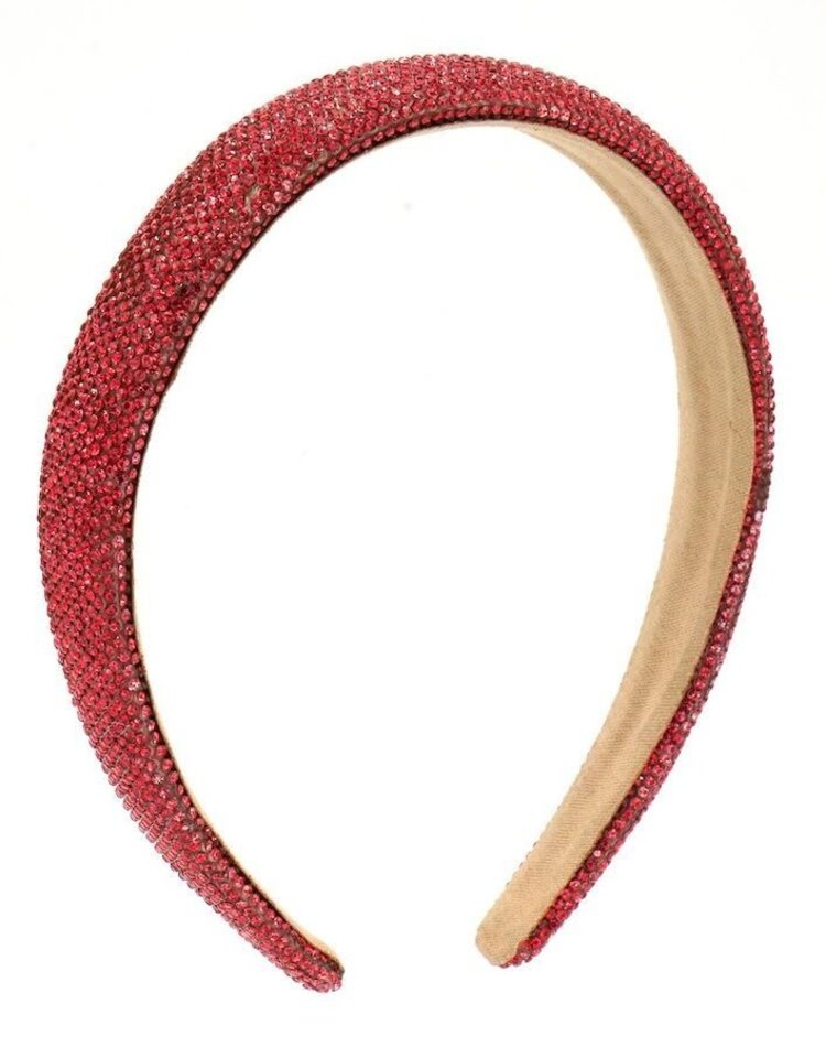 Bari Lynn Fully Crystal Thin Headband