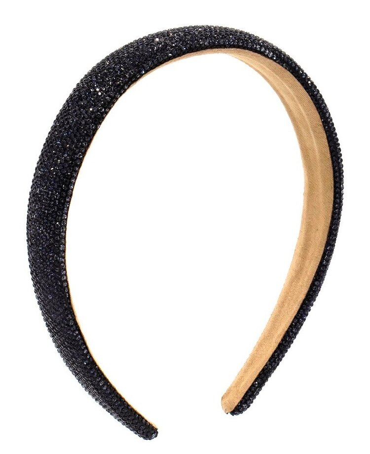 Bari Lynn Fully Crystal Thin Headband