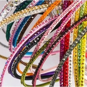 Bari Lynn Crystal Thin Headband