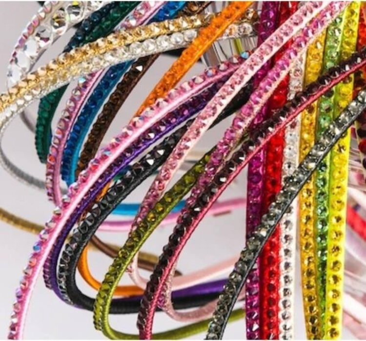 Bari Lynn Crystal Thin Headband