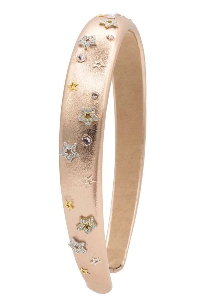 Bari Lynn Thin Metallic Star Headband