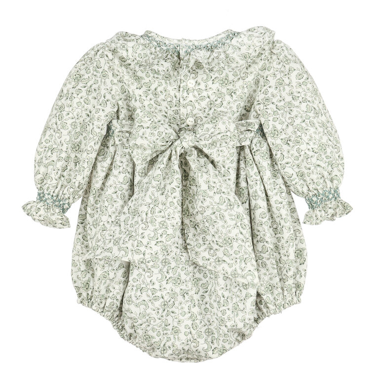 Sophie & Lucas Green Heirloom Floral Bubble