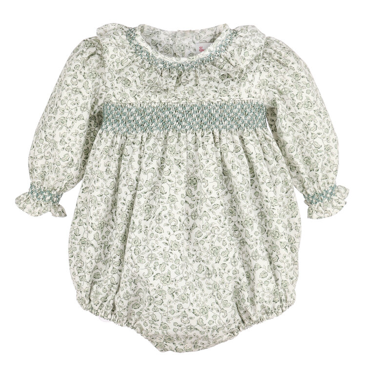 Sophie & Lucas Green Heirloom Floral Bubble