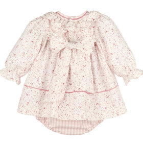 Sophie & Lucas Pink Floral Flurries Float Dress