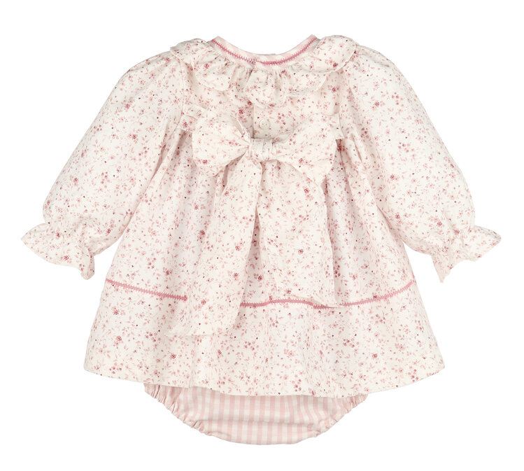 Sophie & Lucas Pink Floral Flurries Float Dress