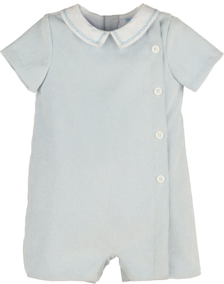 Luli&Me Blue Corduroy Boy Bubble