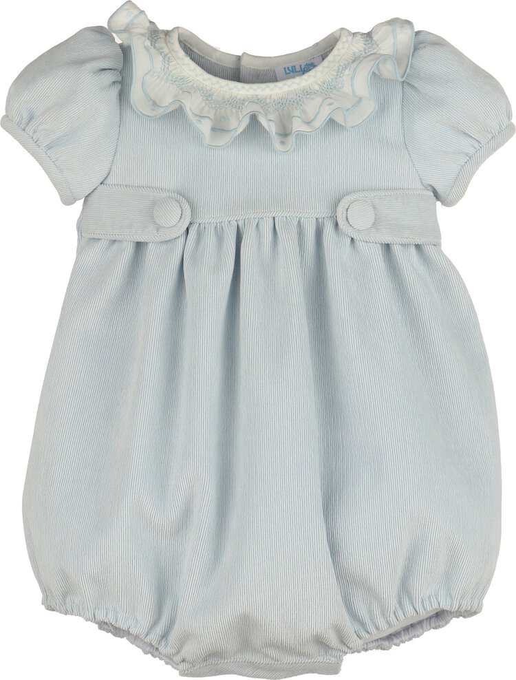 Luli&Me Blue Sweet Corduroy Bubble