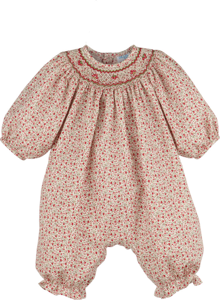 Luli&Me Red Mulberry Floral Bubble
