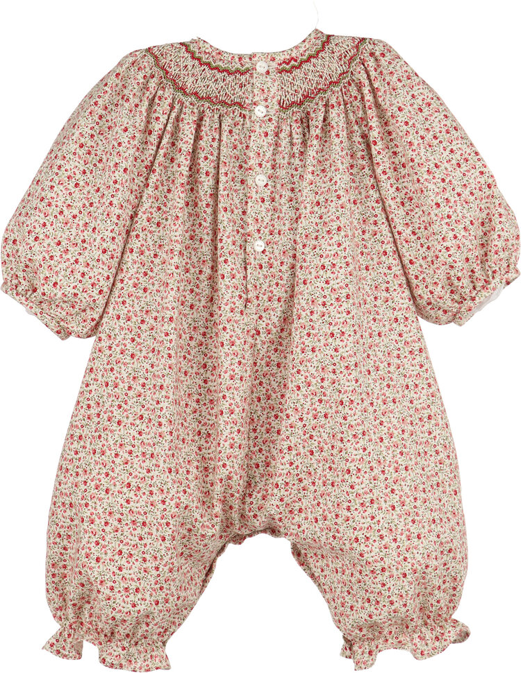 Luli&Me Red Mulberry Floral Bubble