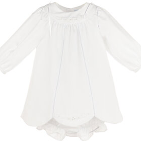 Luli&Me White Welcome Homes Waves Dress
