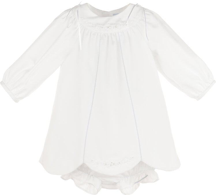 Luli&Me White Welcome Homes Waves Dress