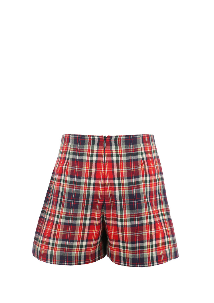 Gabby Red Plaid Becca Skort