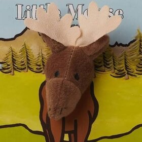 Little Moose Finger Puppet Book