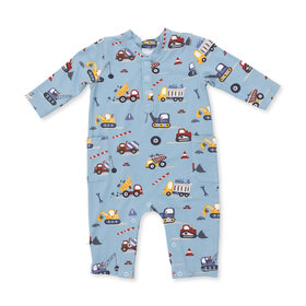 Angel Dear Blue Crayon Construction Romper
