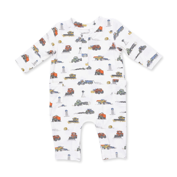 Angel Dear Farm Machines Romper