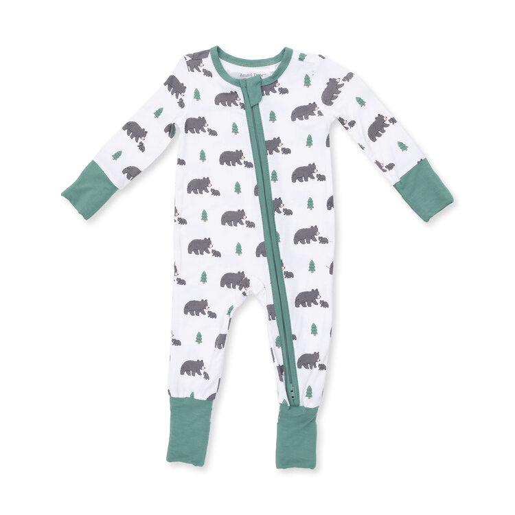 Angel Dear Black Bears Convertible Romper