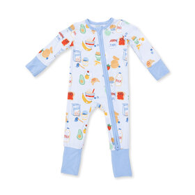 Angel Dear Breakfast Club Blue Conv Romper
