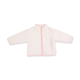 Angel Dear Sherpa Cream & Pink Jacket
