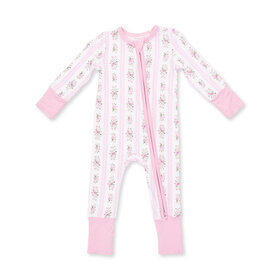 Angel Dear Bella Rose Stripe Convertible Romper