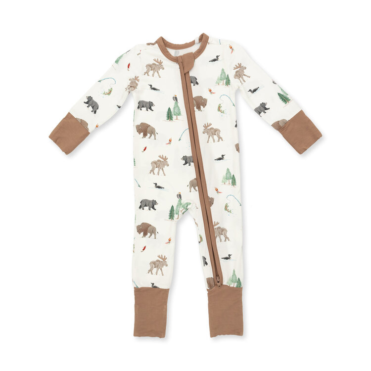 Angel Dear Northern Woodland Animals Conv Romper