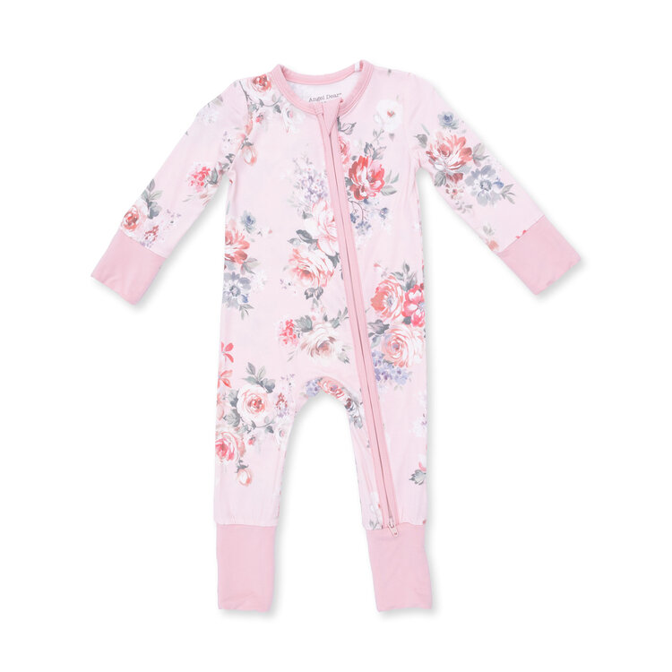 Angel Dear Painterly Rose Bouquets Conv Romper