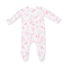 Angel Dear Ballet Toille Zipper Footie