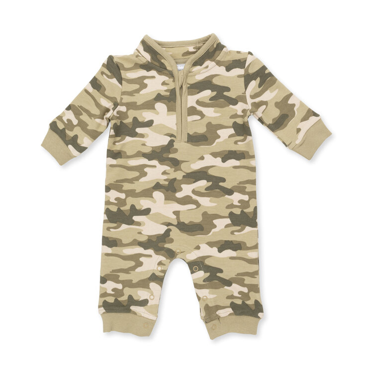 Angel Dear Camo French Terry Romper