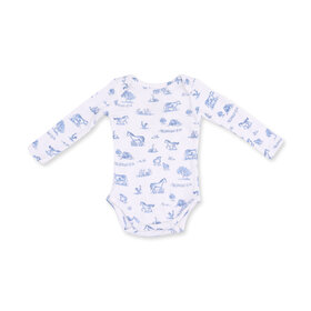 Angel Dear Farm Friends Long Sleeve Bodysuit