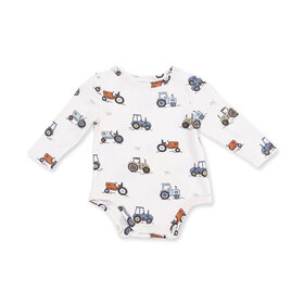 Angel Dear Future Farmer Long Sleeve Bodysuit
