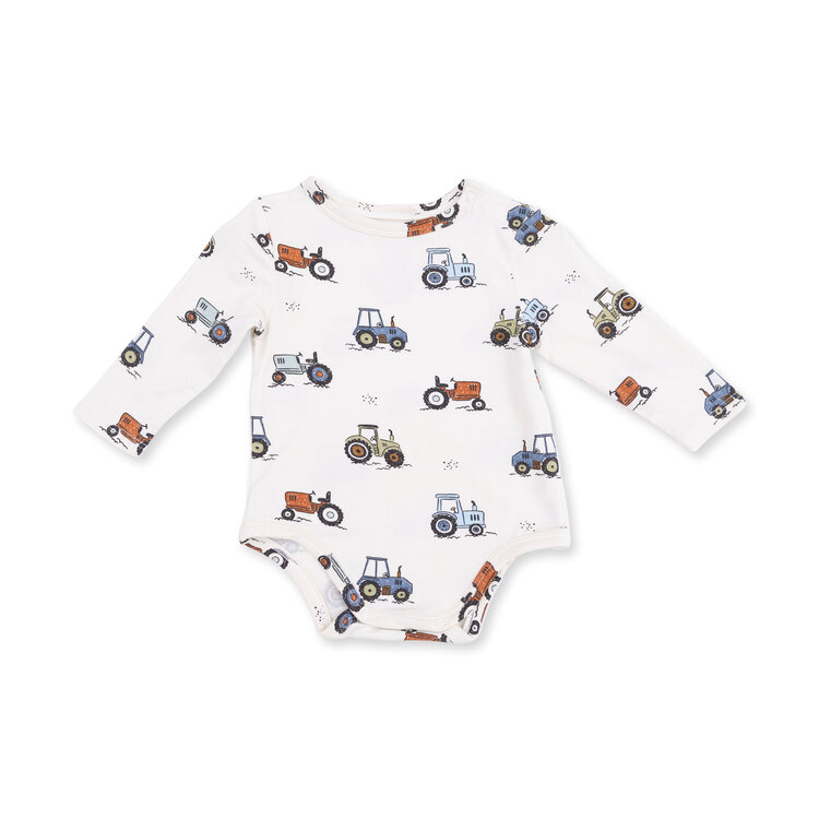 Angel Dear Future Farmer Long Sleeve Bodysuit