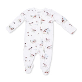 Angel Dear Pointer Pups and Duck Buddies Zipper Footie