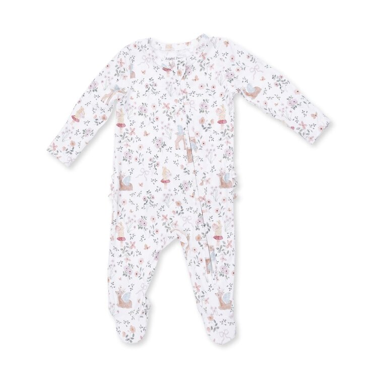 Angel Dear Enchanted Woodlands Zipper Footie