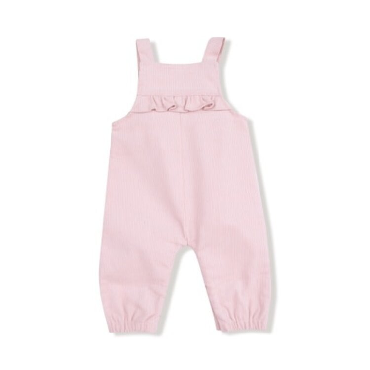Angel Dear Veiled Pink Corduroy Ruffle Overall
