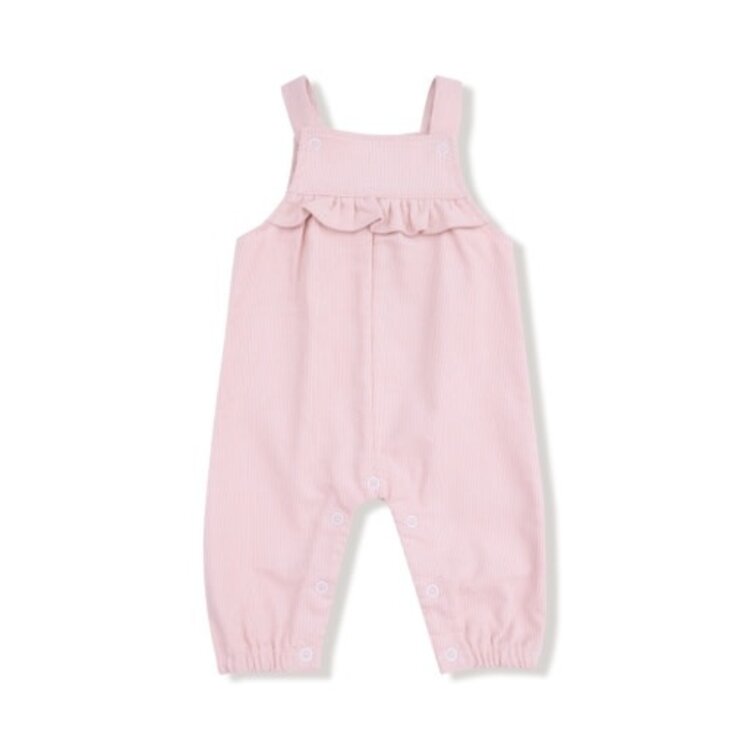 Angel Dear Veiled Pink Corduroy Ruffle Overall