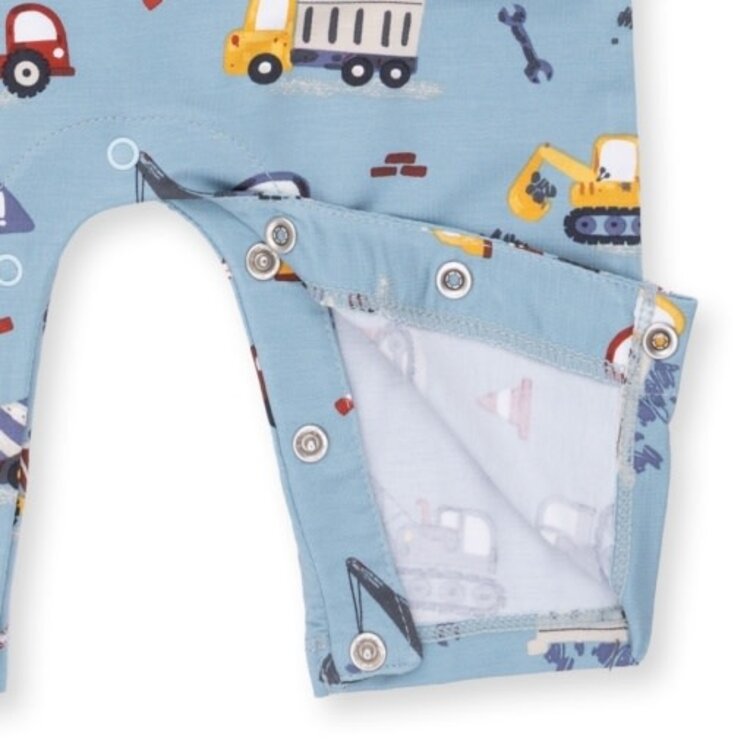 Angel Dear Blue Crayon Construction Romper