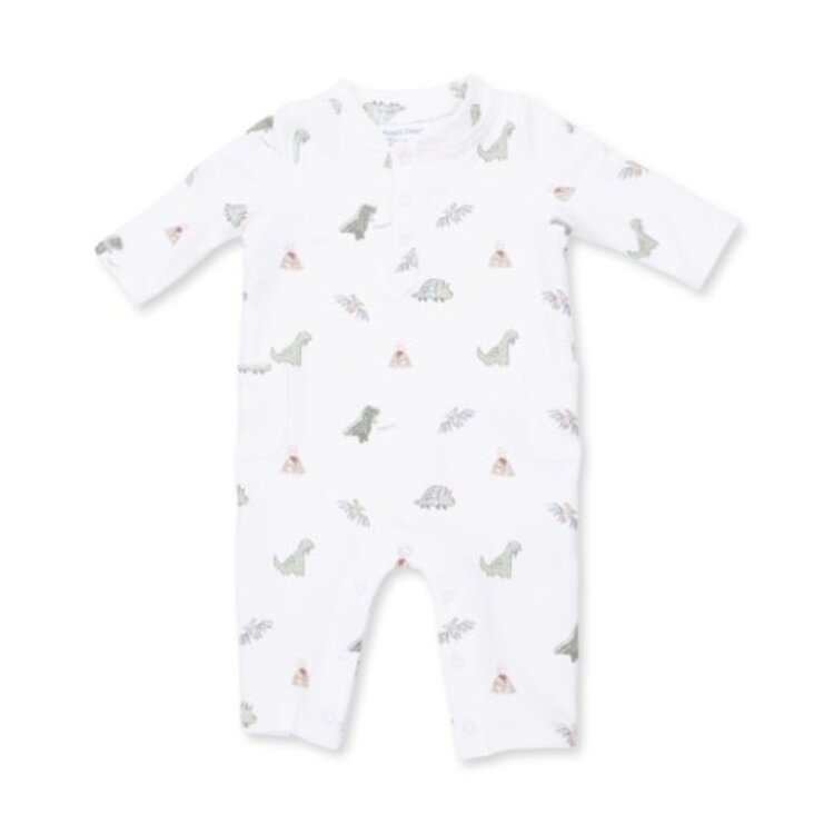 Angel Dear Dinos French Terry Romper