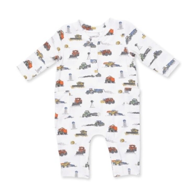 Angel Dear Farm Machines Romper