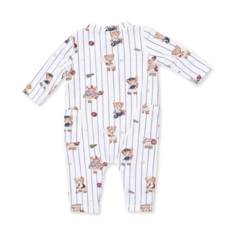 Angel Dear Mixed Sports Bears Romper