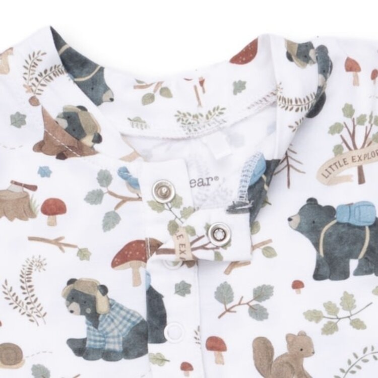 Angel Dear Woodland Animals Green Romper