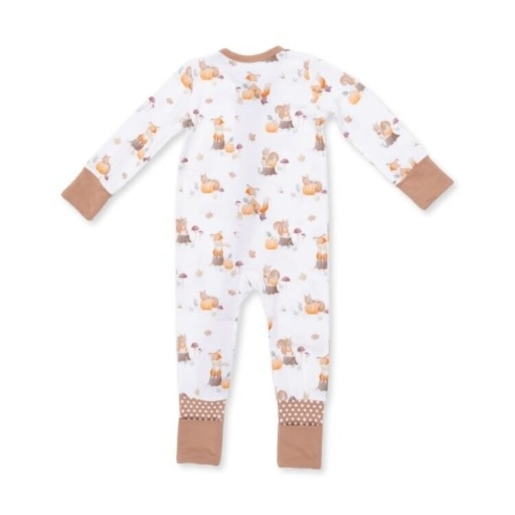 Angel Dear Woodland Animals Pumpkins Conv Romper