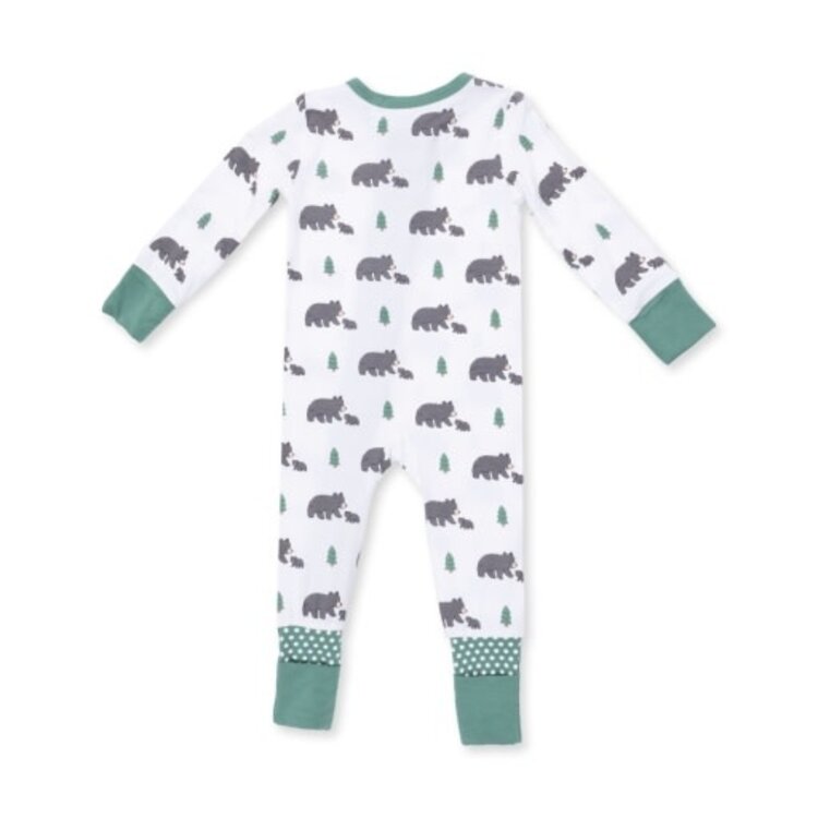 Angel Dear Black Bears Convertible Romper