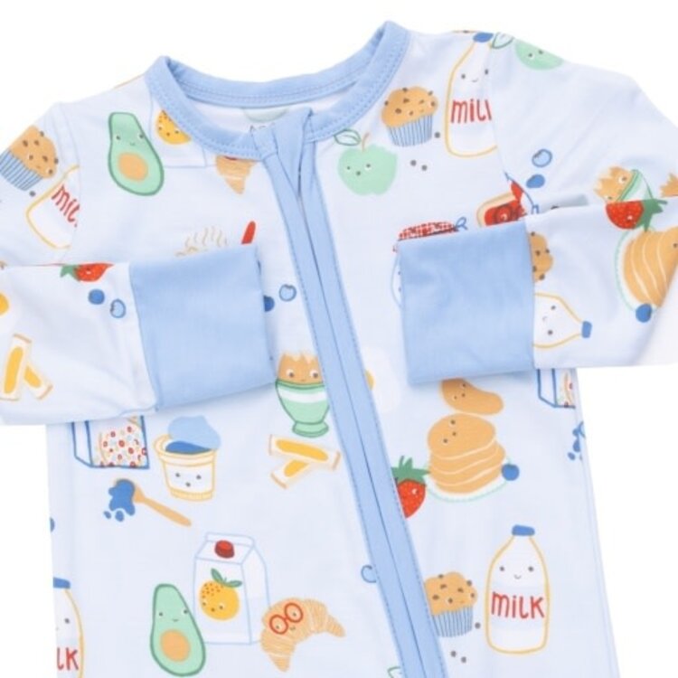Angel Dear Breakfast Club Blue Conv Romper