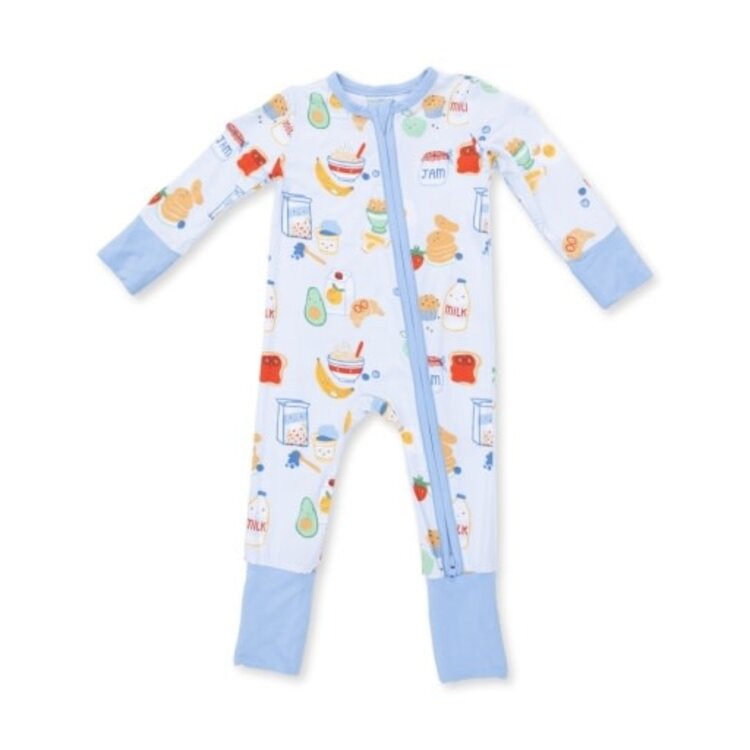 Angel Dear Breakfast Club Blue Conv Romper