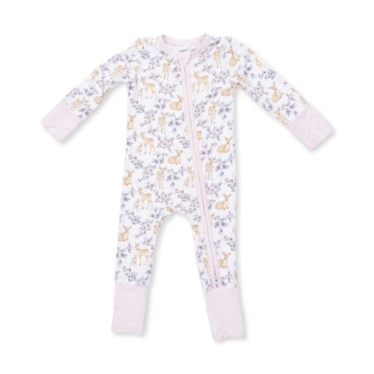 Angel Dear Floral Deer Convertible Romper