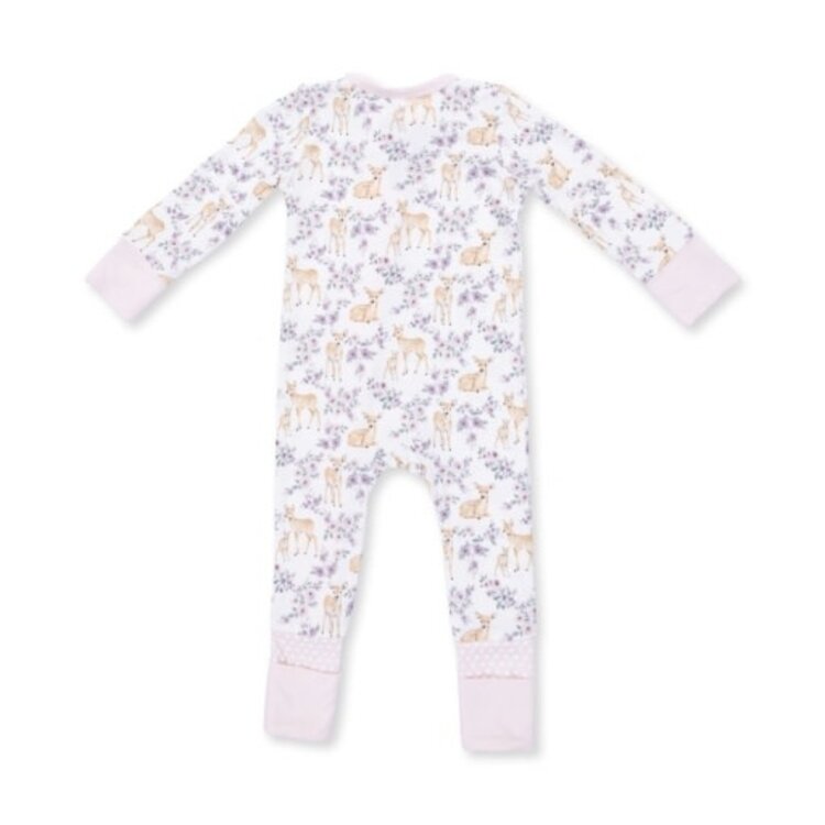 Angel Dear Floral Deer Convertible Romper