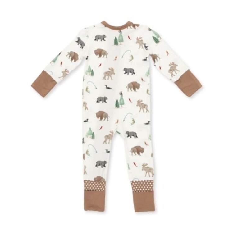 Angel Dear Northern Woodland Animals Conv Romper